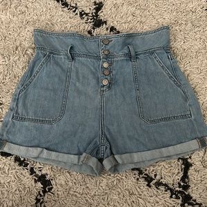 Denim shorts
